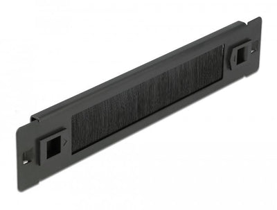 Delock Brush Gestión Cables Without Tool 1U Black 10 — image 1