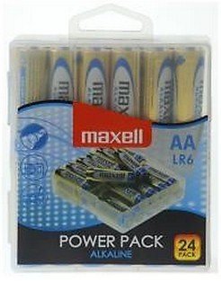 Maxell Battery Alcalina Aa LR6 PACK*24 Batteries