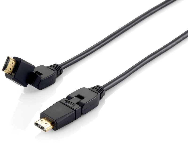 Equip HDMI Cable HDMI 2.0 High Speed With Ethernet 3M Connectors Pivotantes 180º 119363
