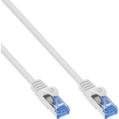 Inline Network Cable , CAT.6A, S/FTP, Tpe Flexible, White 50M — image 1