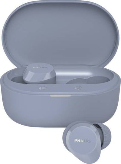Philips Headphones Bluetooth TAT1300LB With Case Charging Battery Life 6H Azules — image 1