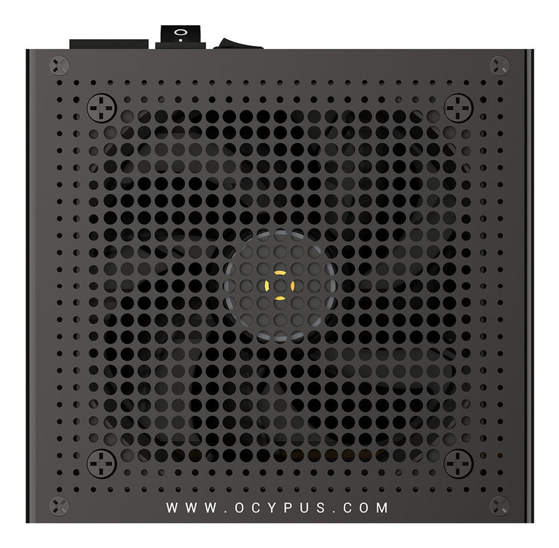 Ocypus Power Supply PC Iota P1200 Black 1X GPU High Power 12 Pines, 3X Pcie, Gestión Cables,