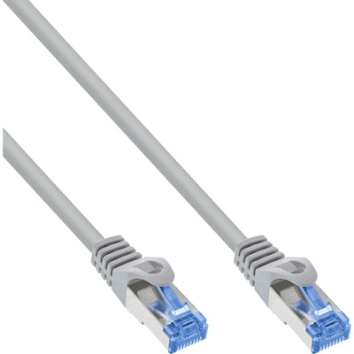 Inline Network Cable , CAT.6A, S/FTP, Tpe Flexible, Grey 20M — image 1