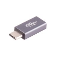 S/Conn Maximum Connectivity 13-60004 Cambiador Género USB Cable -c Grey — image 1