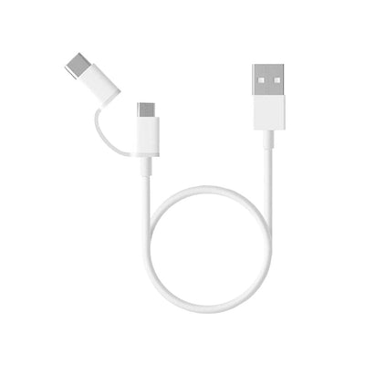 Xiaomi USB Cable 2.0 SJV4083TY USB Male Micro USB Male USB Type-c Male 30CM White — image 1