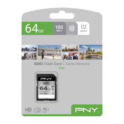Pny Card Reader External Elite 64GB Sdxc Uhs-i Clase 10