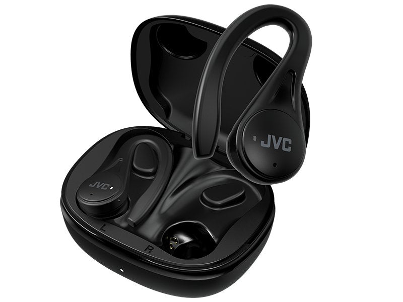 JVC Auriculares Sports True Inalámbrico Bluetooth Earbuds Negro HA-EC25T-B-U