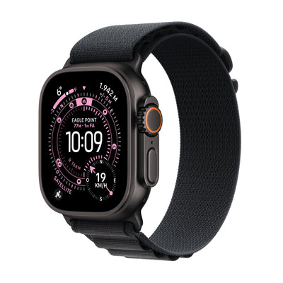 Apple Watch Ultra 3 GPS + Cellular 49MM Black Titanium Case With Black Alpine Loop - Small — image 1