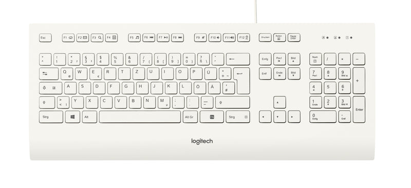 Logitech Keyboard K280E Qwertz German USB White 920-008319