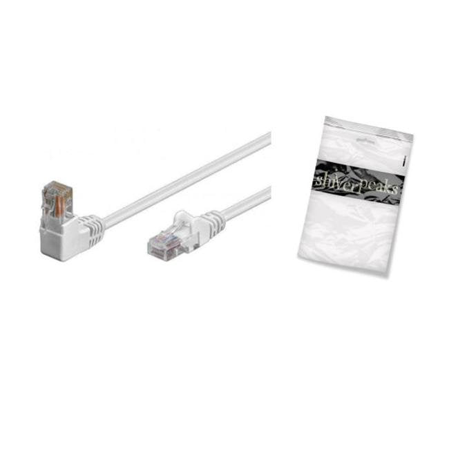 Shiverpeaks Network Cable CAT.6 S/FTP Pimf Winkel-recto White 0,5M