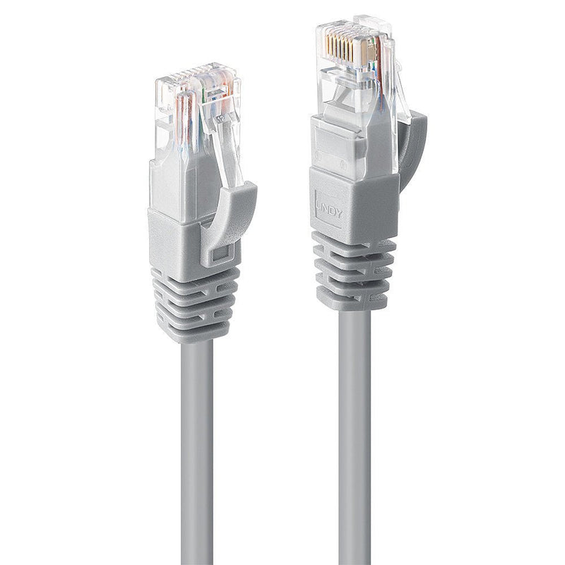 Lindy Network Cable CAT.6 U/UTP Gris 3.00M