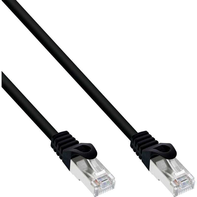 Inline Network Cable Sf/UTP CAT.5E Black 0,5M