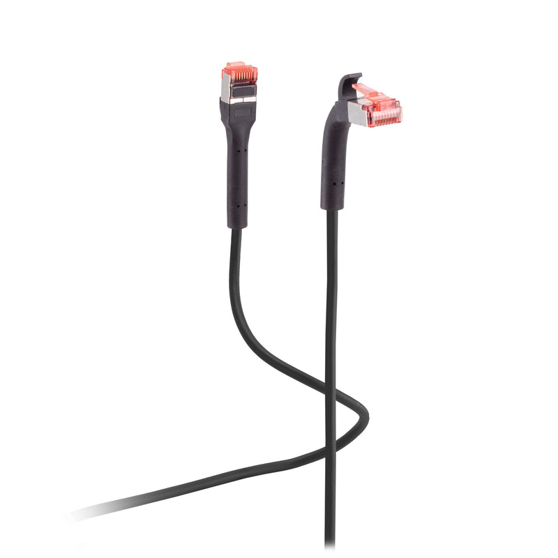 Flexline Network Cable U/FTP CAT.6A With Biegbaren Mecker Black 1,5M