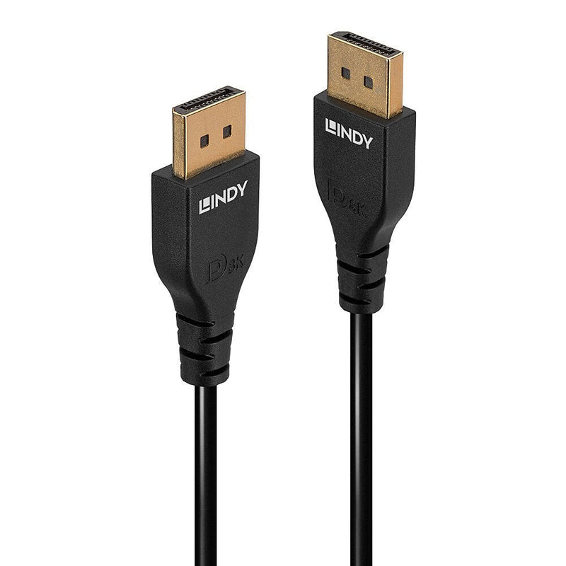Lindy Cable 0.5M Slim DisplayPort 1.4 Cable
