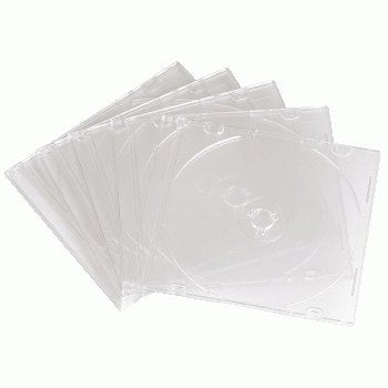 Hama Slim Pack 10 Boxes Vacias Cd/Dvd - Poliestireno - 12.5X14.2X0.52CM - Transparent — image 1