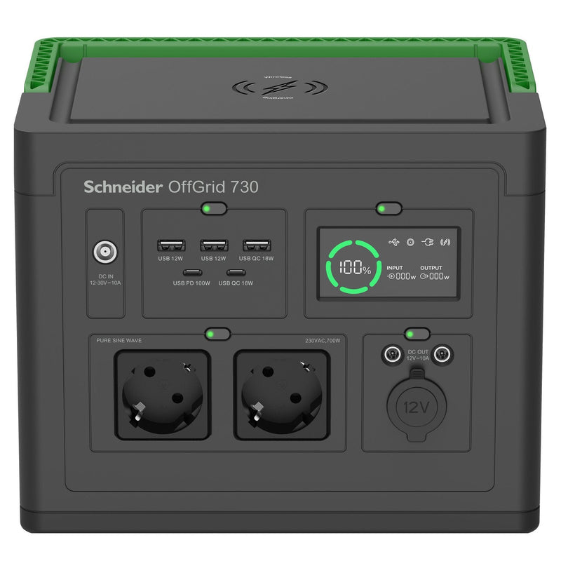 APC Estacion Energia Laptop PPS730-GR Offgrid 730 738WH 995W Input Cc 2XAC USB Charging Inalambr