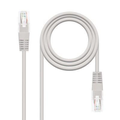 Nanocable Network Cable RJ45 Lszh CAT.6 UTP AWG24 10M - Grey — image 1