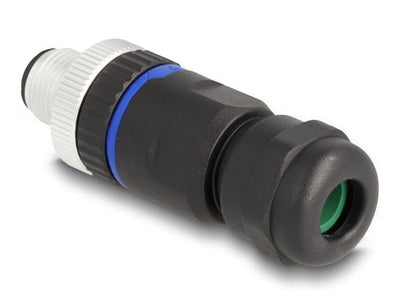 Delock 60534 M12 Connector Codificado a 5 Pines Male Assembly With Connection Screw — image 1