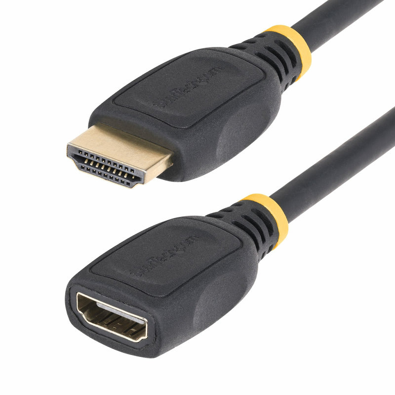 StarTech.com 18IN HDMI 2.0 Extension Cable 4K 60HZ, M/F - Hdmi-verlängerungscable - 50CM