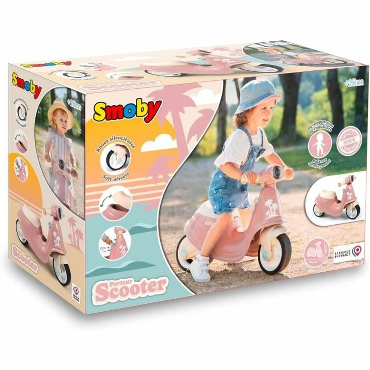 Smoby Tricycle Smoby Scooter Pink