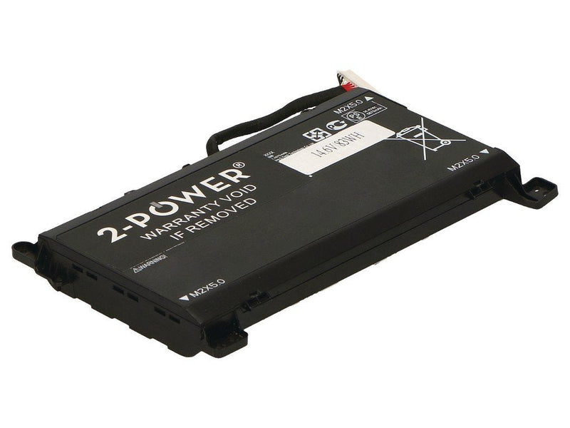 2-POWER Battery 14.8V 5200MAH (16 Pin) HP Omen 17-AN000 (16 Pin Connector) CBP3607A