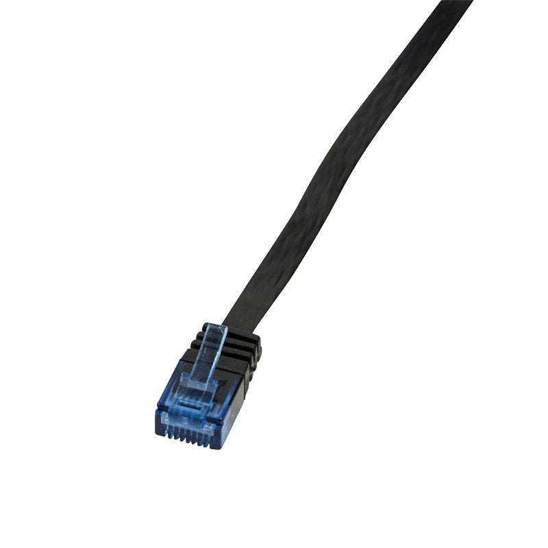 Logilink Flach Patchkabel RJ45 U/UTP CAT.6 1.00M Black