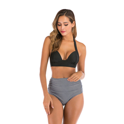 Multicolor Suit Bikini Women With Chest Pads Without Steel Brackets