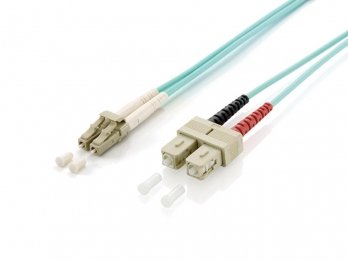 Cable Fibre Optic OM3 Duplex Libre Halogenos Sc/Sc 50/125U 10M Libre Halogenos