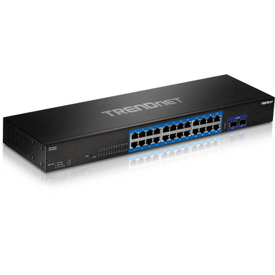 Trendnet Switch TEG-30262 24 Ports RJ-45 Gigabit 10 100 1000 Sfp + — image 1