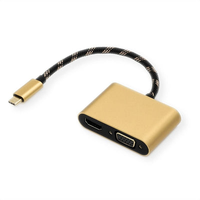 Roline Gold Display Adapter USB Type-c - VGA + HDMI — image 1