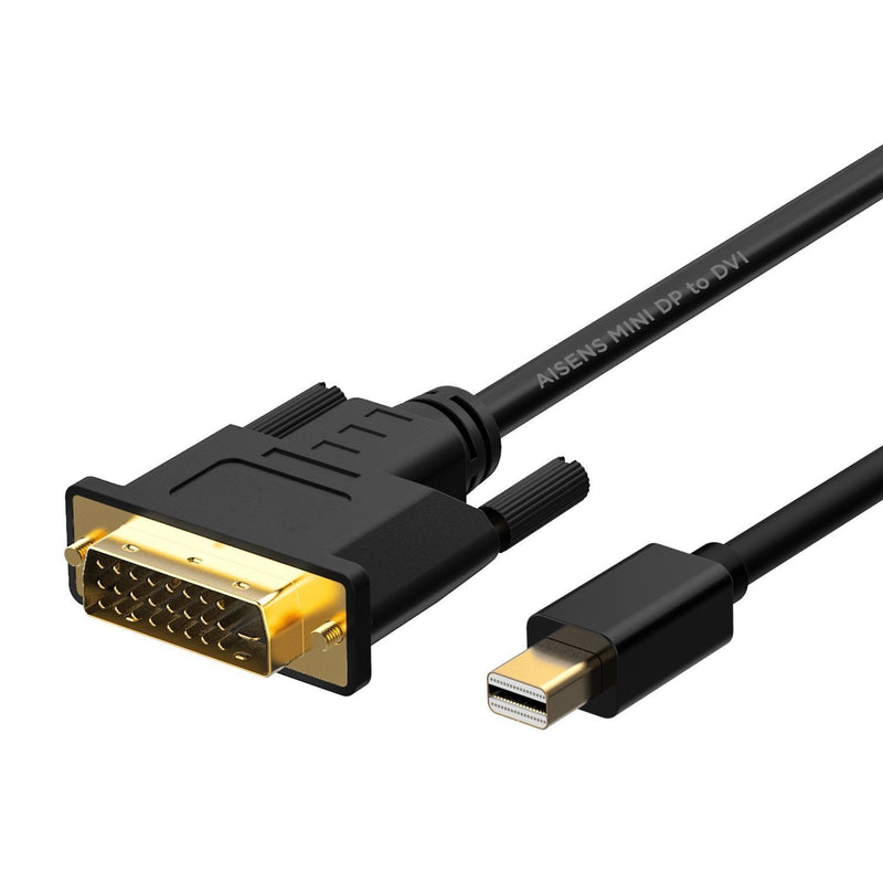 Aisens Cable Mini DisplayPort a DVI - Mini DP/M-DVI/M - 2M - Black