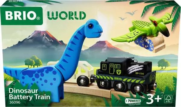 Brio World Dinosaurio Tren a Battery Vehículo Toy 63609600