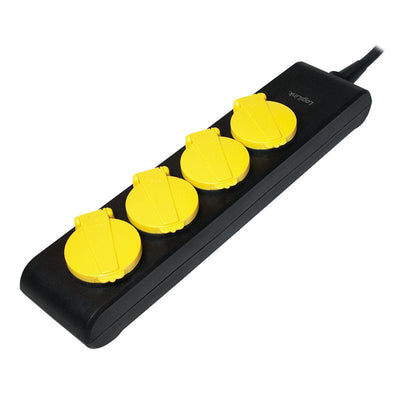 Logilink LPS212 Base Múltiple 1,4M 4 Salidas AC Black Yellow — image 1