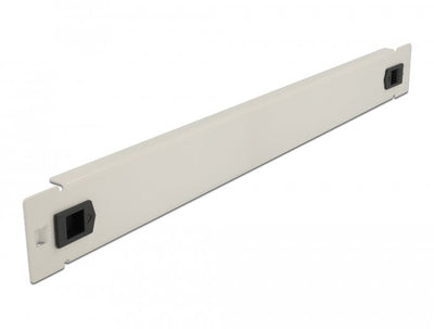 Delock 66630 Cover Ciega Without Tools Gabinete Network 1U Grey 19? — image 1