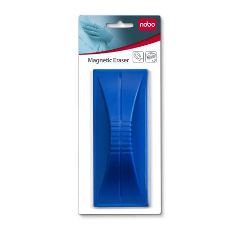 Nobo Borrador Magnetic Whiteboard White - Magnet Integrado - Colour Blue — image 1