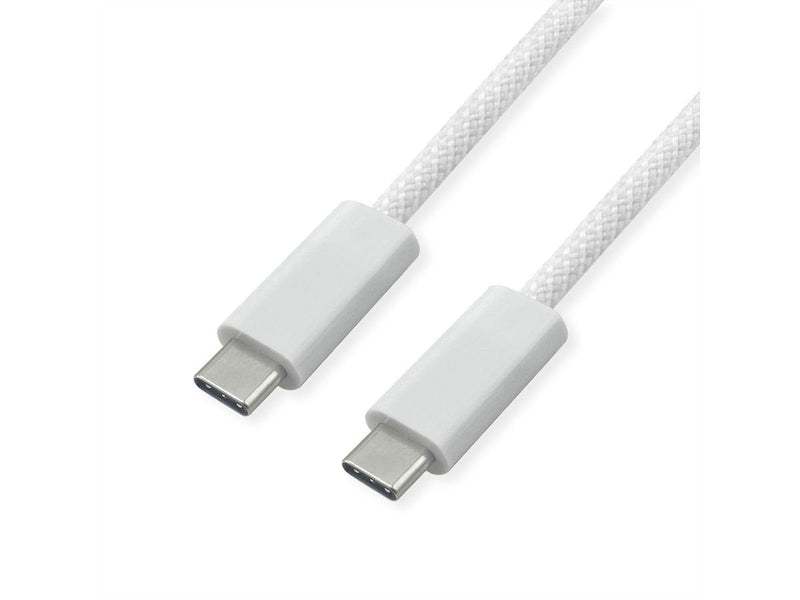 Roline USB4 GEN3X2 Cable C-c M 40GBIT S 240W White 2M