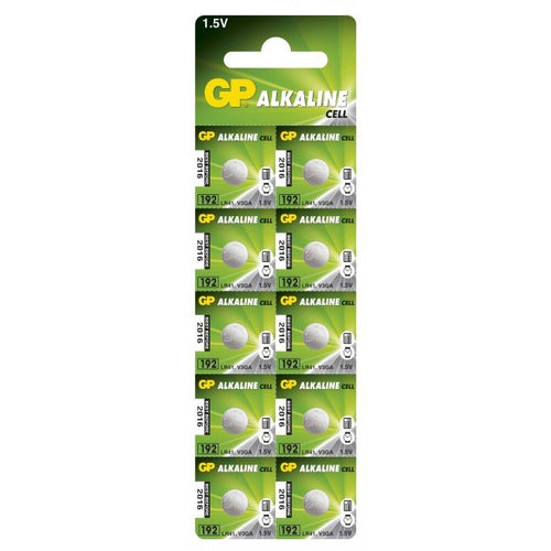 Batteries Alcalinas Mini Gp 192/G3/AG3/L736/LR41/V3GA Blister 10UD. — image 1