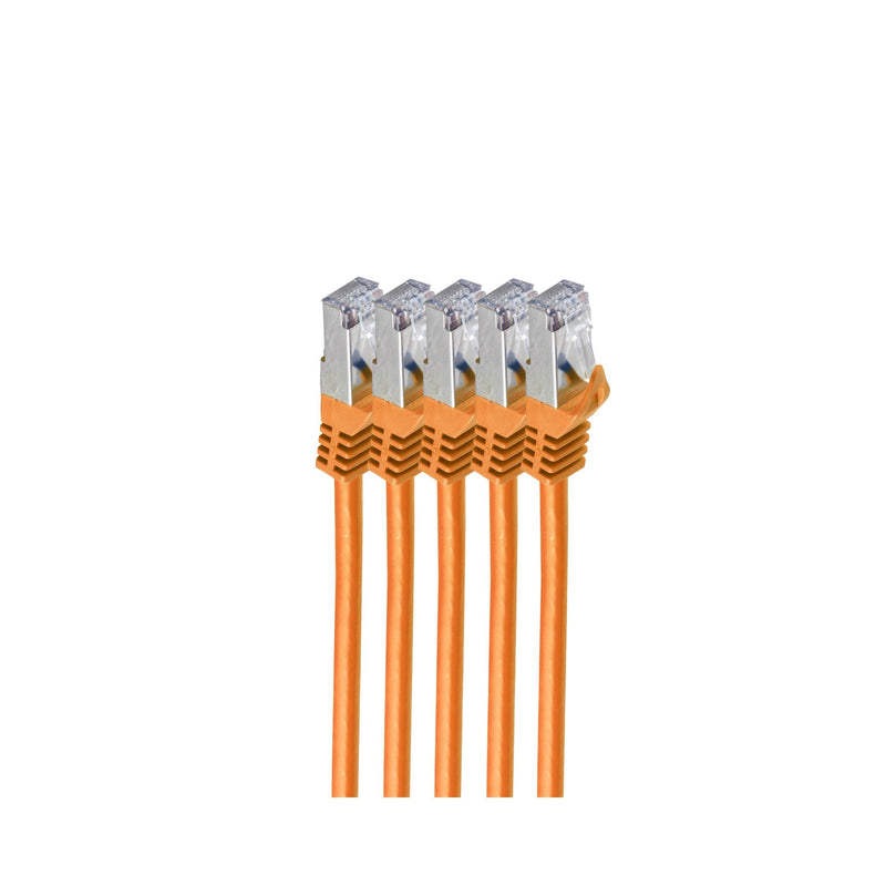 Shiverpeaks RJ45 Network Cable S FTP, CAT.7 VE5, 2M Orange