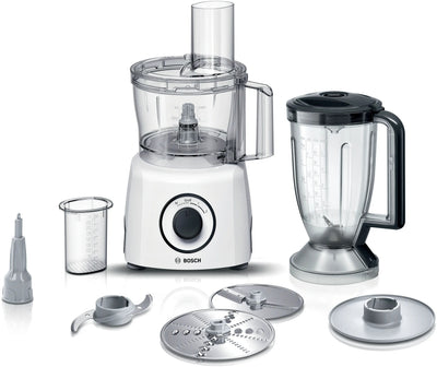 Bosch MCM3230W Multitalent 3 Food Processor, Power 800W, Volume 2.3 L, White — image 1