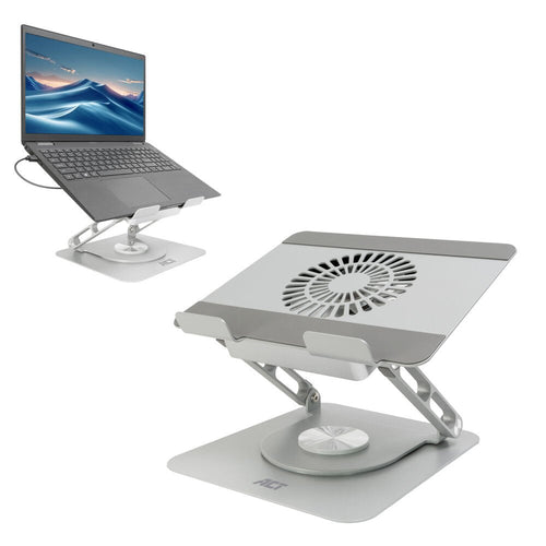 Rotatable Laptop Cooling Stand, Stepless Height Adjustable — image 1