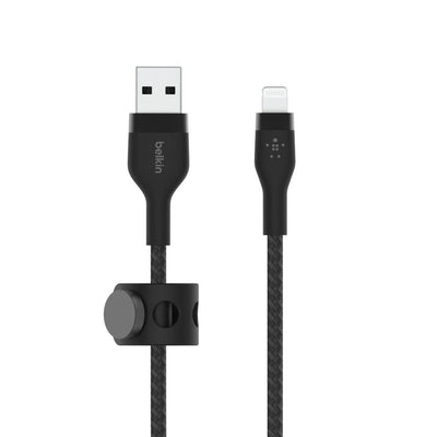 USB-A To Ltg_braid Silic 3M Black — image 1