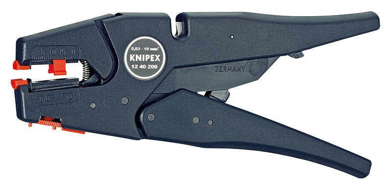Knipex 12 40 200 Pelacable Black Pliers Pelacables Aislamiento Protector 202G, Black