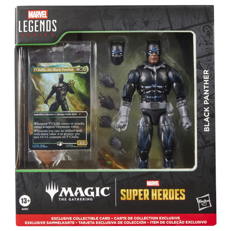 Hasbro Figura Marvel Legends Series X Magic: The Gathering Negro Panther