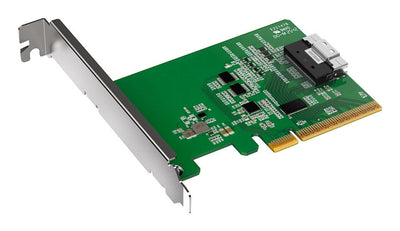 Icydock Slimsas 8I To Pcle 4.0 X8 Pcle Adapter With Reciver — image 1