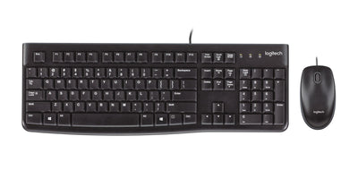 Logitech Keyboard English + Mouse MK120 Us Layout — image 1