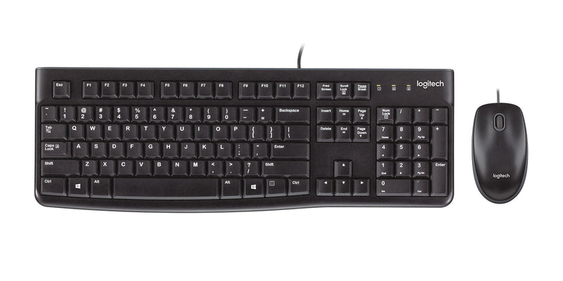 Logitech Keyboard English + Mouse MK120 Us Layout
