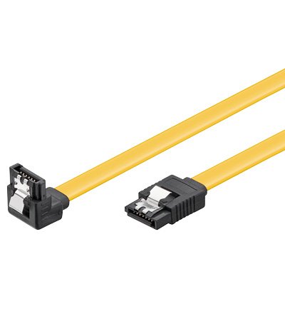Goobay Cable Datos SATA-3 Acodado 20CM Yellow — image 1