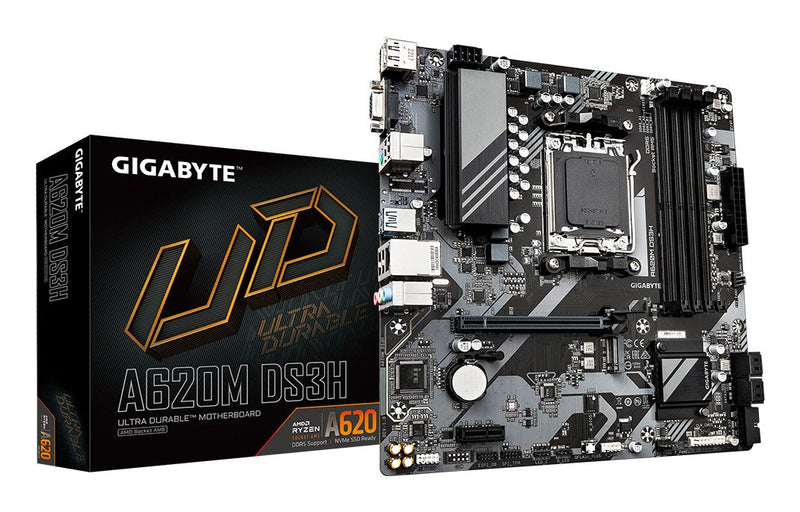 Gigabyte Motherboard A620M DS3H AM5 MATX 4XDDR5