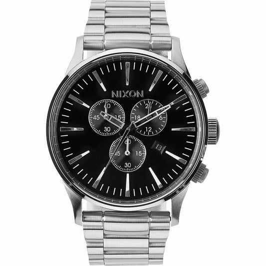 Nixon Men's Watch Nixon Sentry Chrono Silver