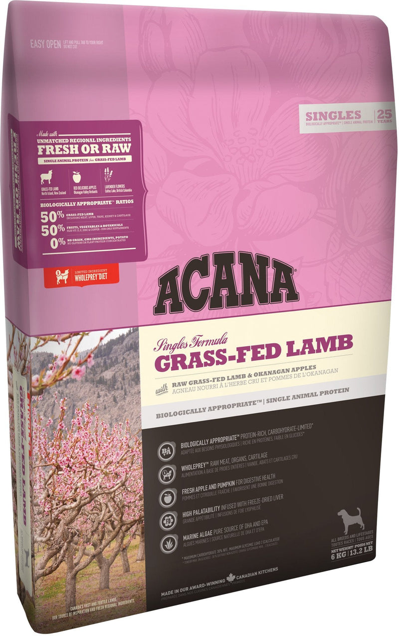 Acana Alimento Seco Perros Singles Grass-fed Lamb 6KG